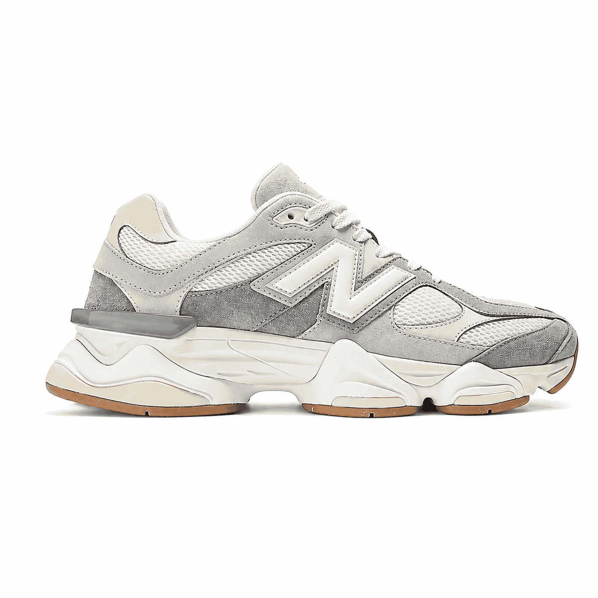 Tênis New Balance 9060 Mesh Slate Grey Calcium Cinza