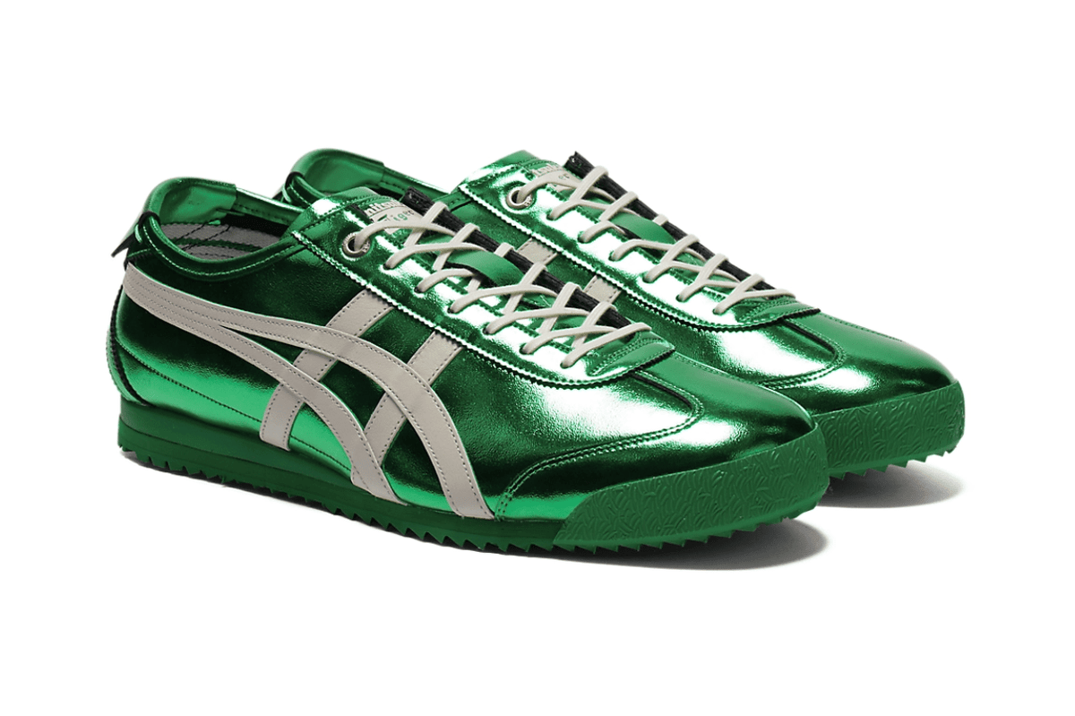 Onitsuka Tiger Mexico 66 SD Metallic Series Jade Cream Verde
