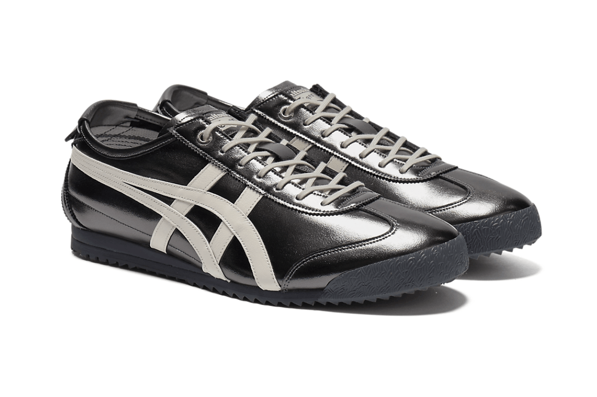 Onitsuka Tiger Mexico 66 SD Metallic Series Metropolis Cream Cinza