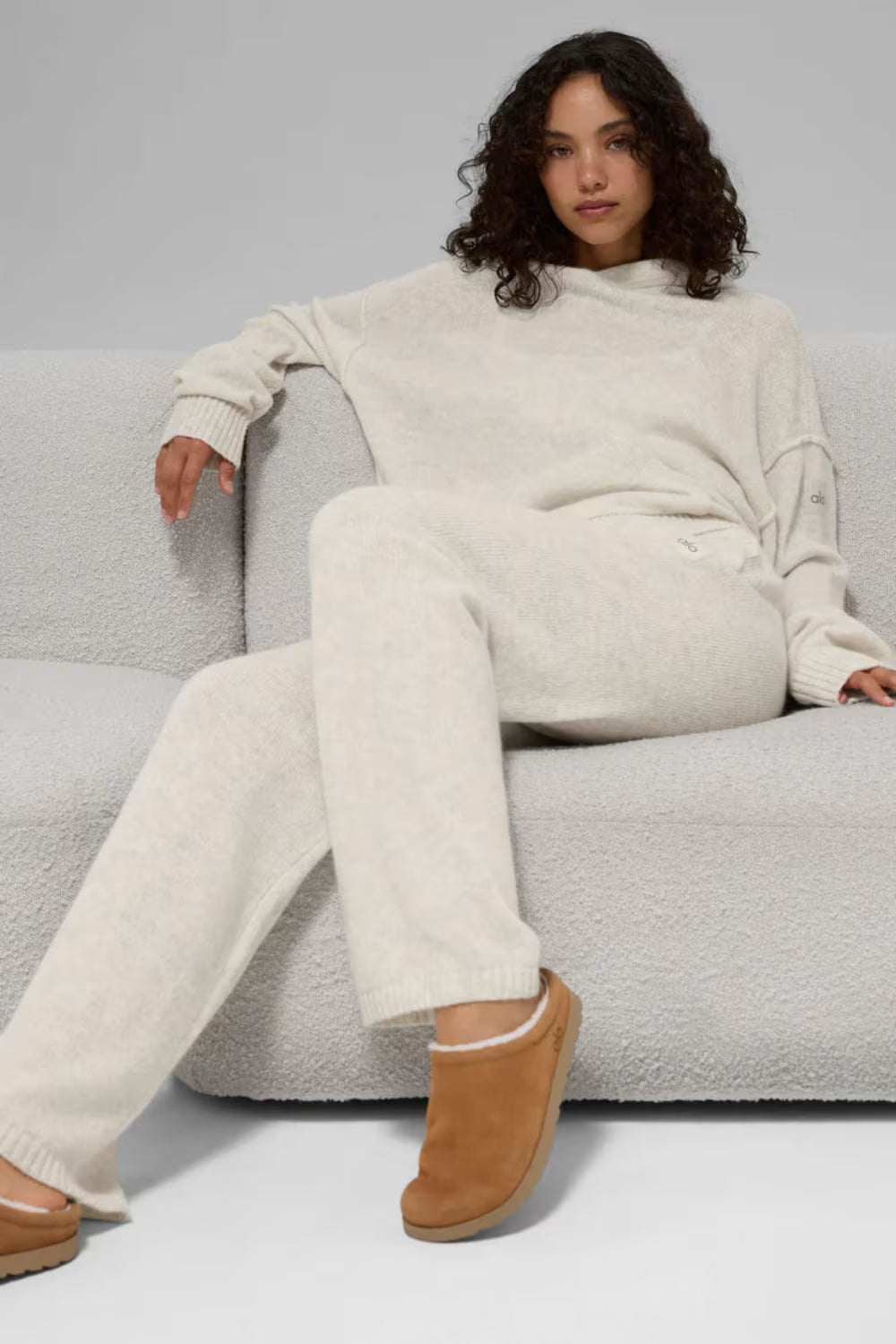 Slipper Alo Yoga Recovery Bege