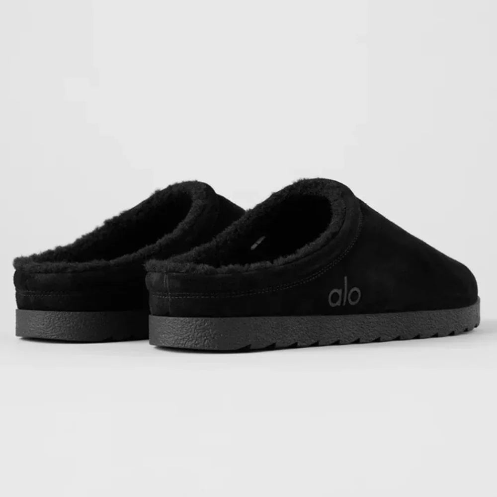 Slipper Alo Yoga Recovery Preto