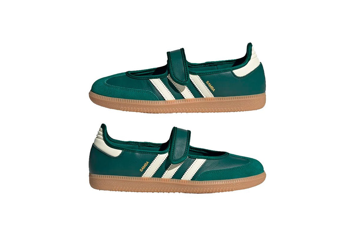 Tênis Adidas Samba Jane Green White Gum Verde