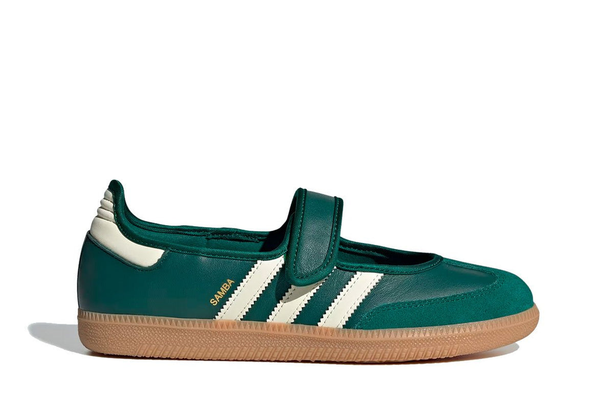 Tênis Adidas Samba Jane Green White Gum Verde
