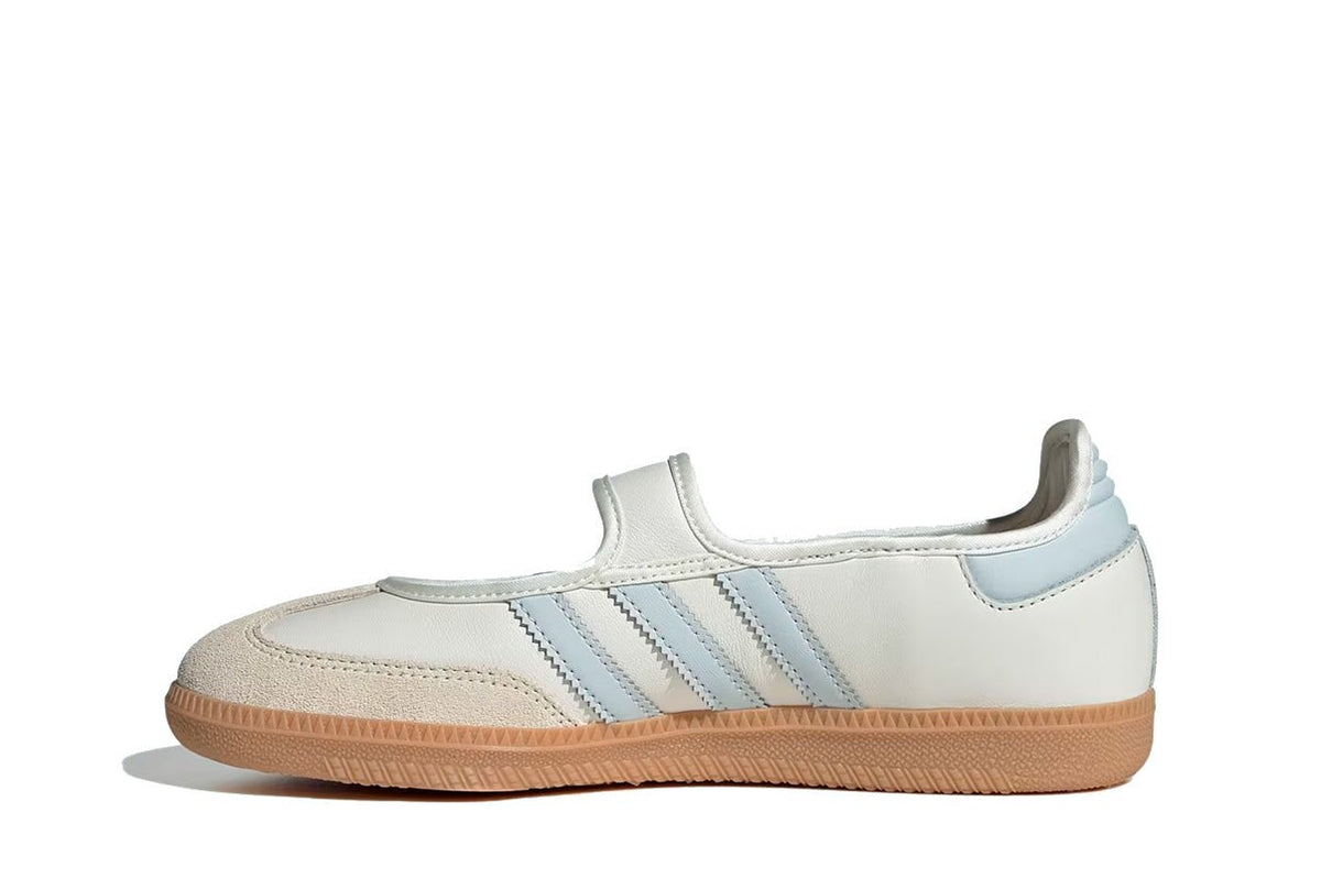 Tênis Adidas Samba Jane White Blue Gum Branco