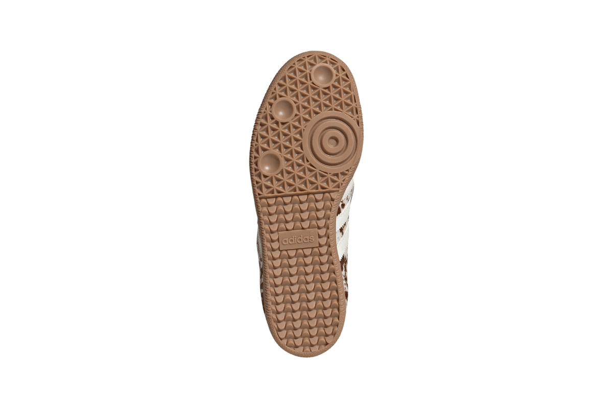 Tênis Adidas Samba LT Cow Print Brown White Marrom