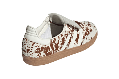 Tênis Adidas Samba LT Cow Print Brown White Marrom