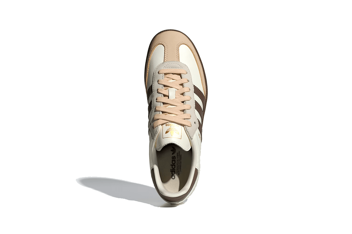 Tênis Adidas Samba OG Off White Earth Strata Gum Bege