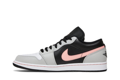 Tênis Nike Air Jordan 1 Low Black Grey Pink Cinza