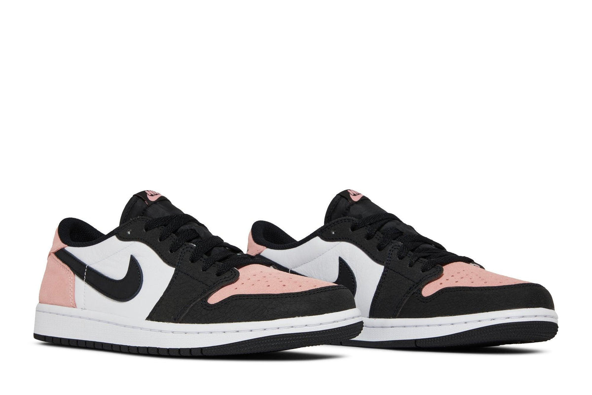 Tênis Nike Air Jordan 1 Low OG Bleached Coral Rosa