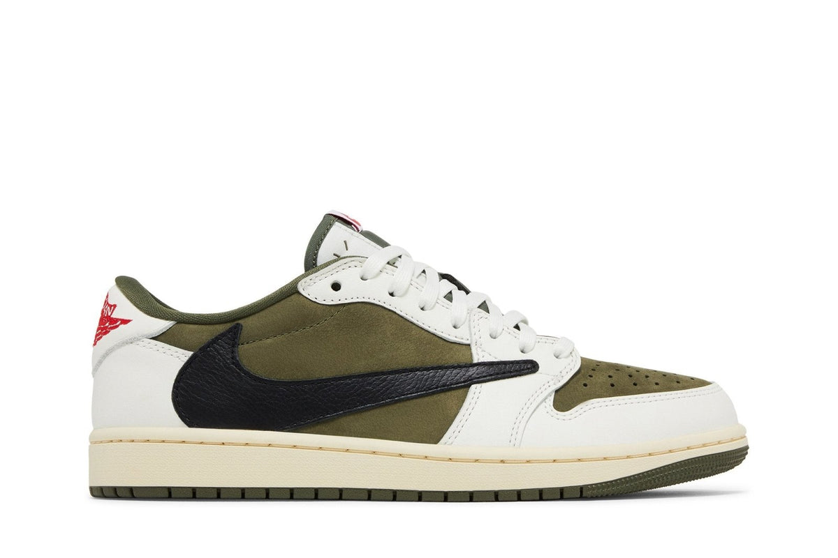 Tênis Nike Air Jordan 1 Low Og Sp x Travis Scott Medium Olive Verde