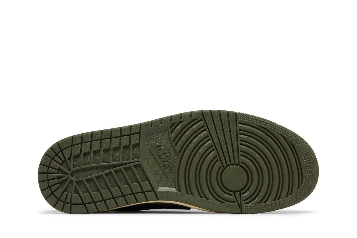 Tênis Nike Air Jordan 1 Low Og Sp x Travis Scott Medium Olive Verde