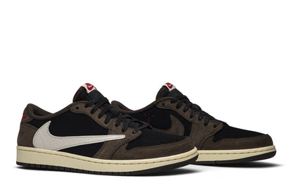Tênis Nike Air Jordan 1 Low Og Sp x Travis Scott Mocha