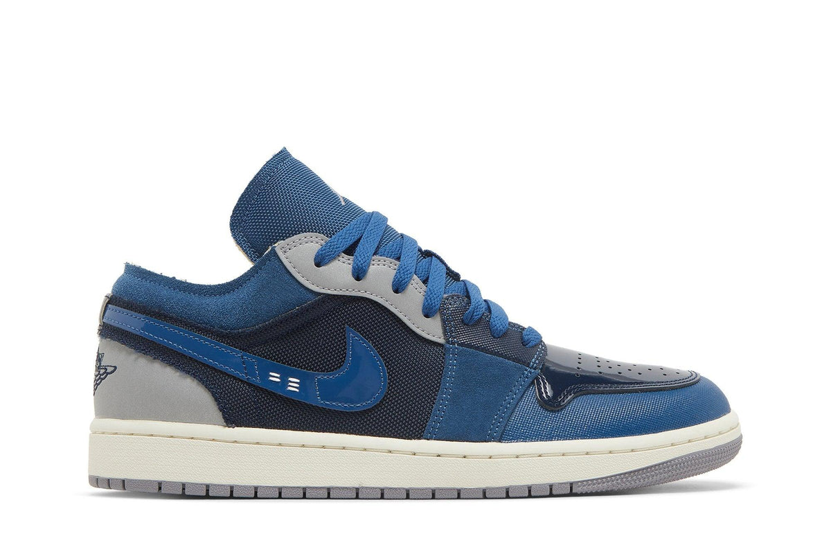 Tênis Nike Air Jordan 1 Low SE Craft Inside Out Obsidian Azul
