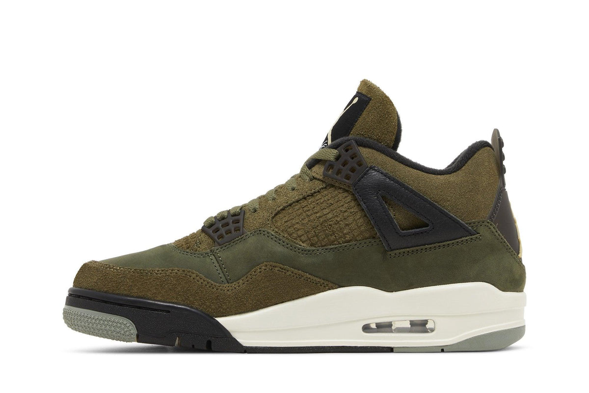 Tênis Nike Air Jordan 4 Craft Medium Olive Verde
