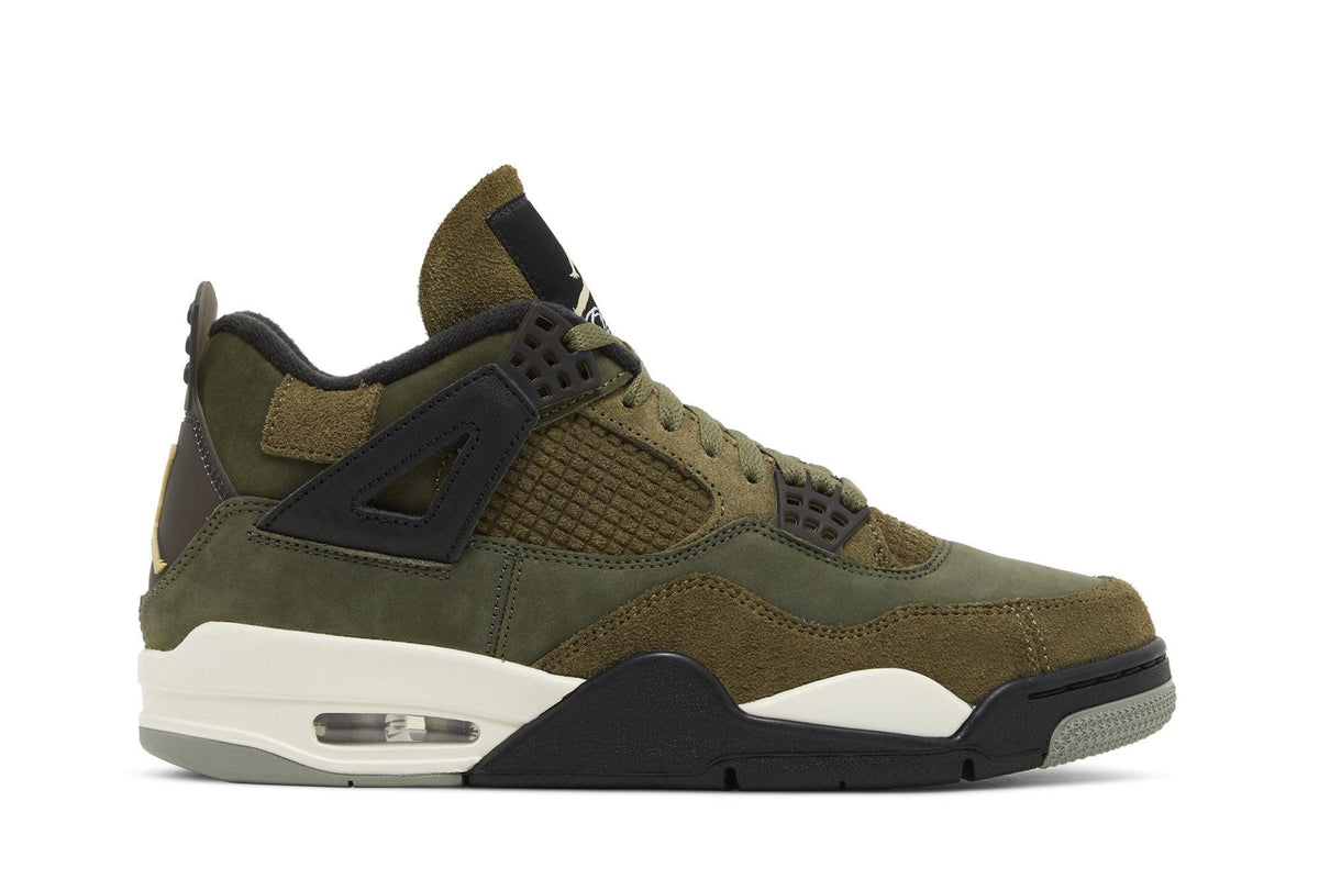 Tênis Nike Air Jordan 4 Craft Medium Olive Verde