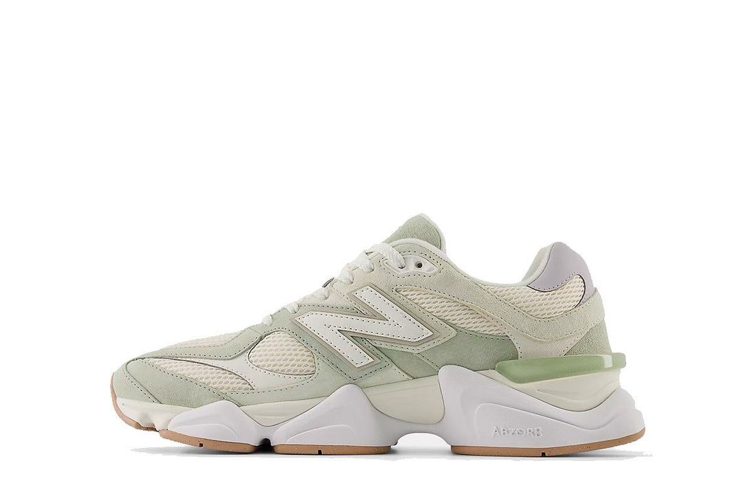 Tênis New Balance 9060 Garter Snake Pearl Grey Verde