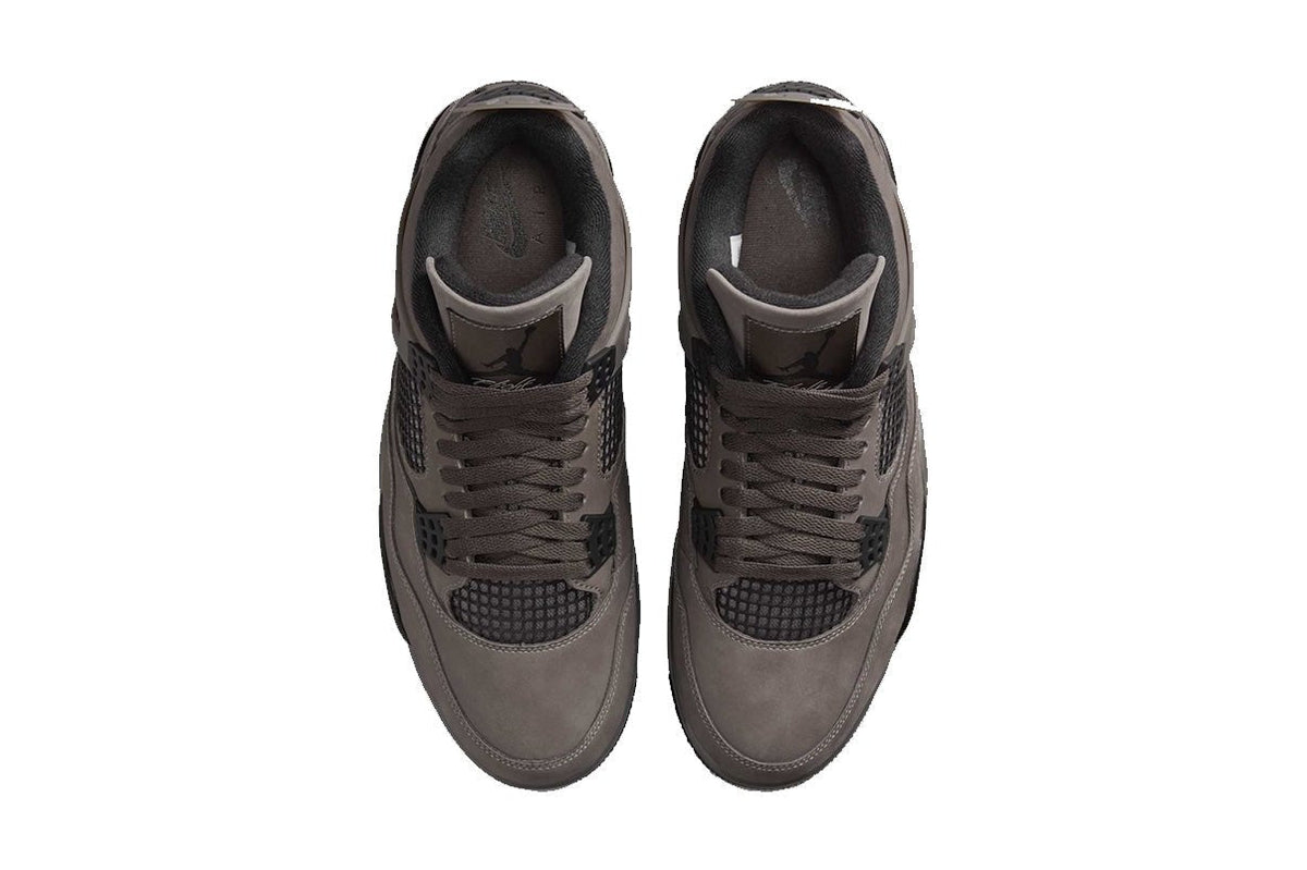 Tênis Nike Air Jordan 4 Cave Stone and Black Marrom