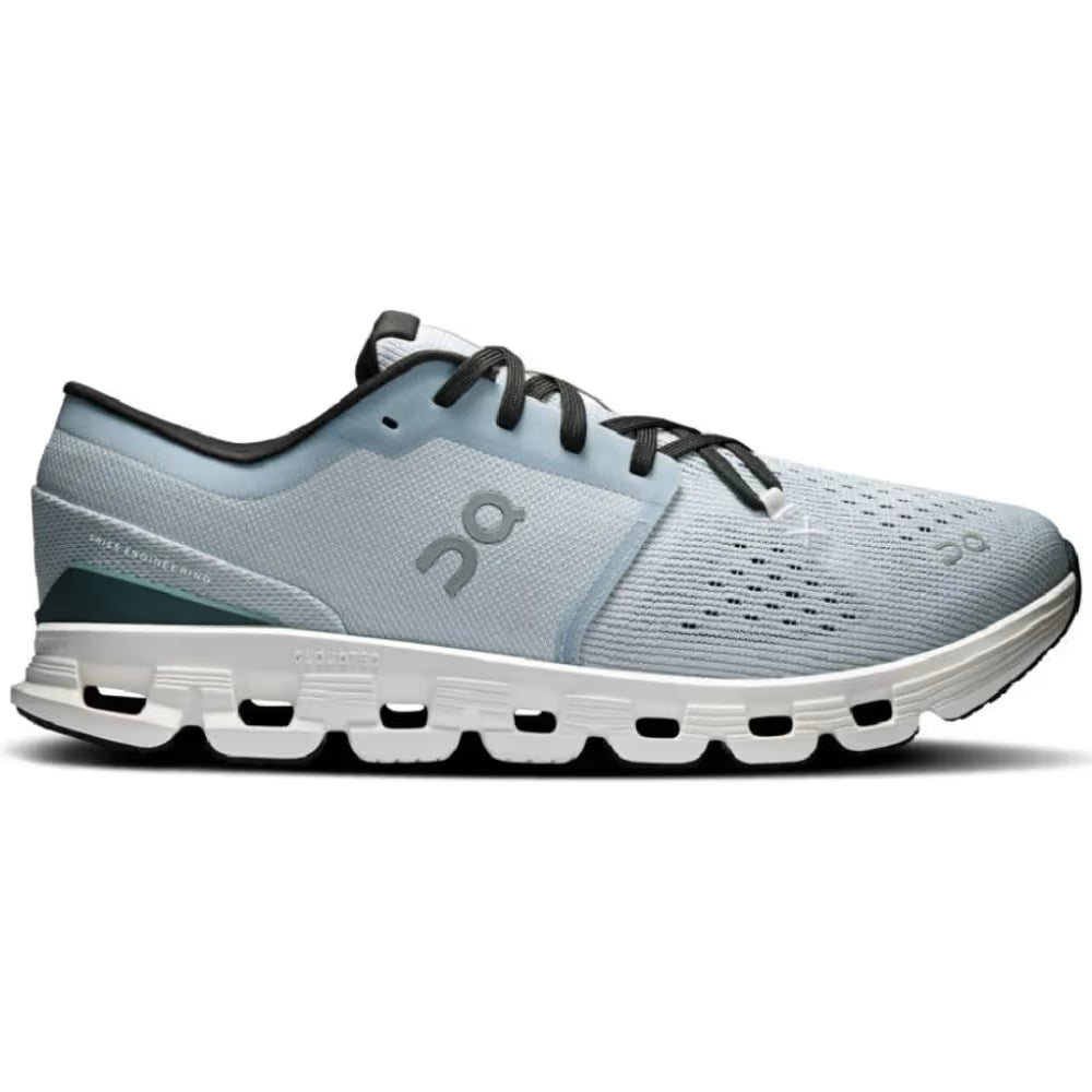 Tênis On Running Cloud X 4 Azul Claro Cinza