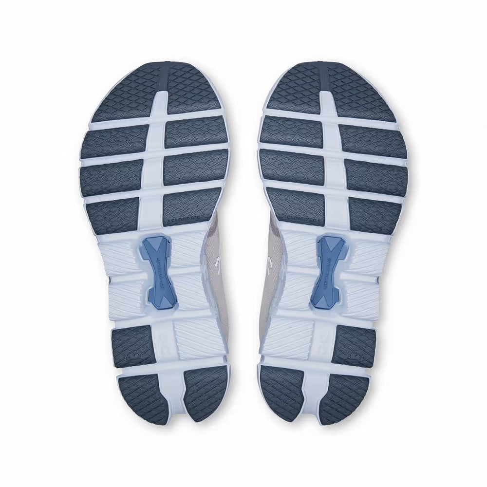 Tênis On Running Cloud X 4 Prata Azul Claro