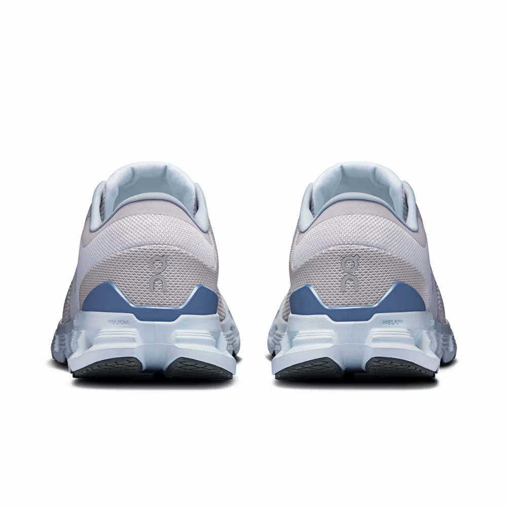 Tênis On Running Cloud X 4 Prata Azul Claro