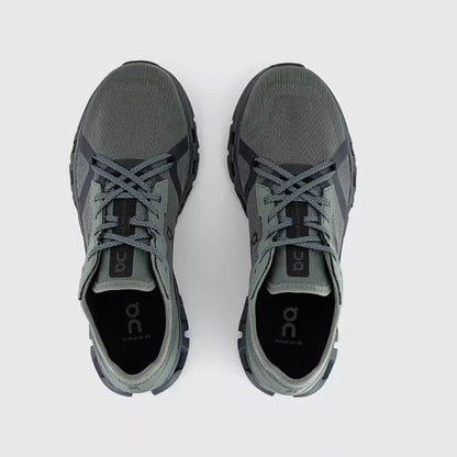 Tênis On Running Cloud X 4 Verde Olive Cinza