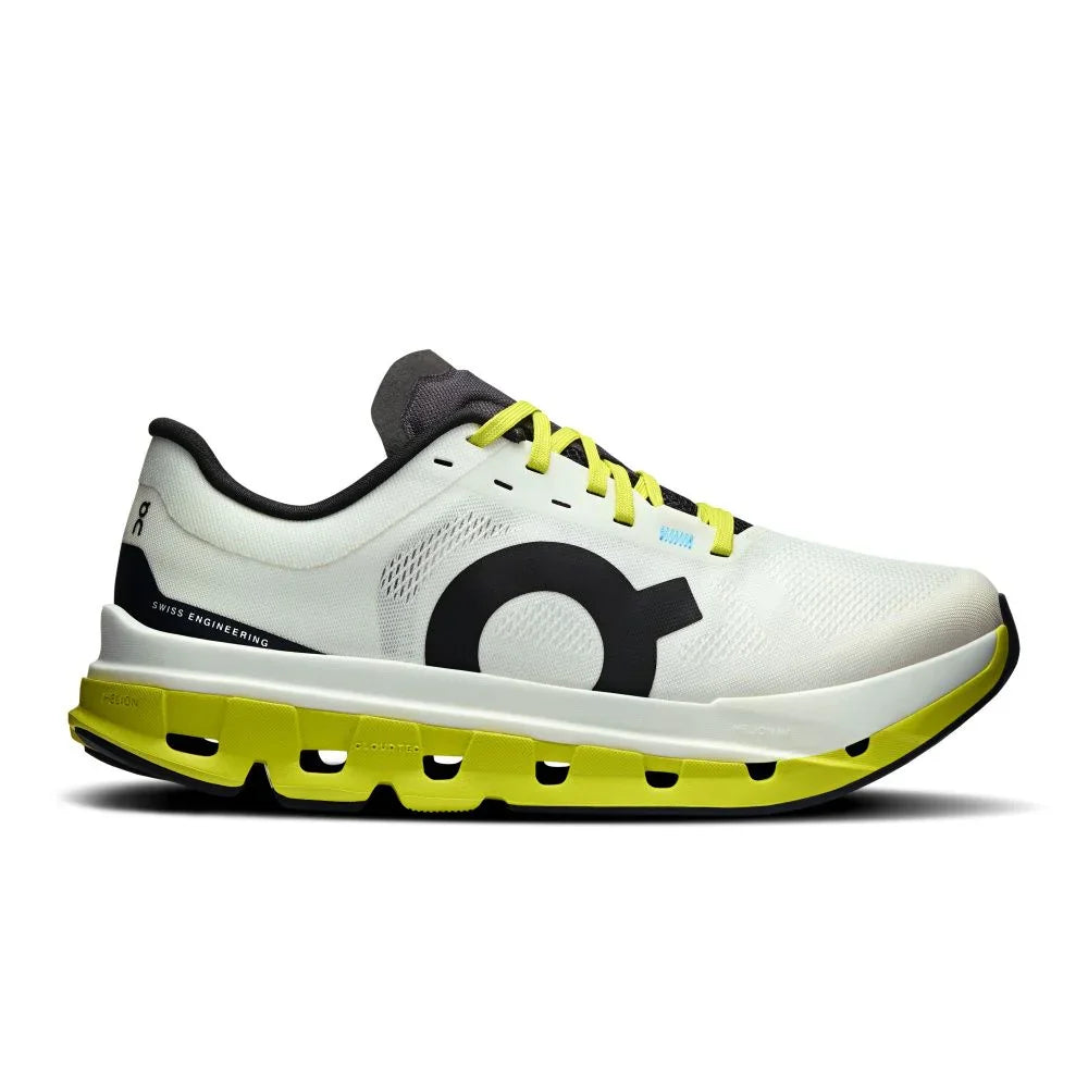 Tênis On Running Cloudflow 5 Branco Amarelo