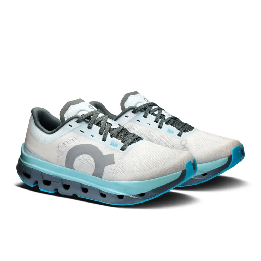 Tênis On Running Cloudflow 5 Cinza Azul Claro