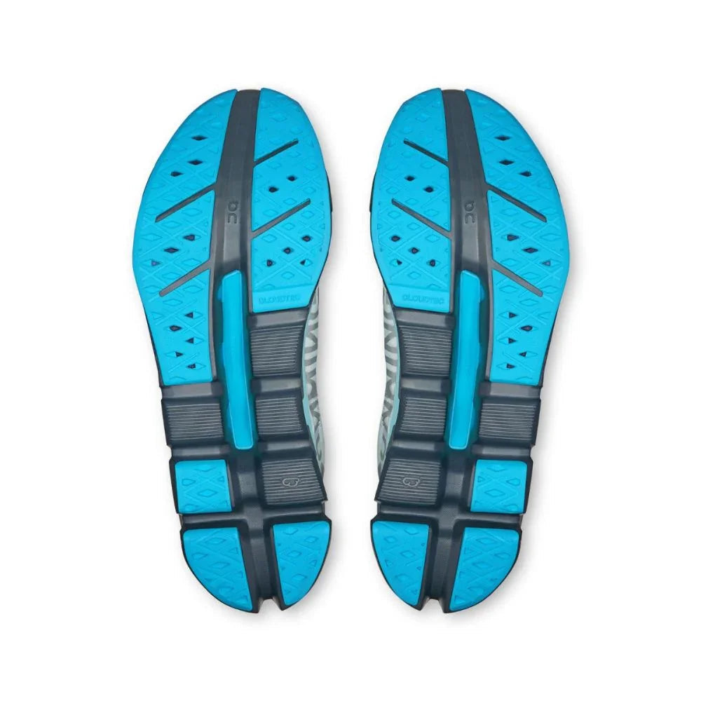 Tênis On Running Cloudflow 5 Cinza Azul Claro