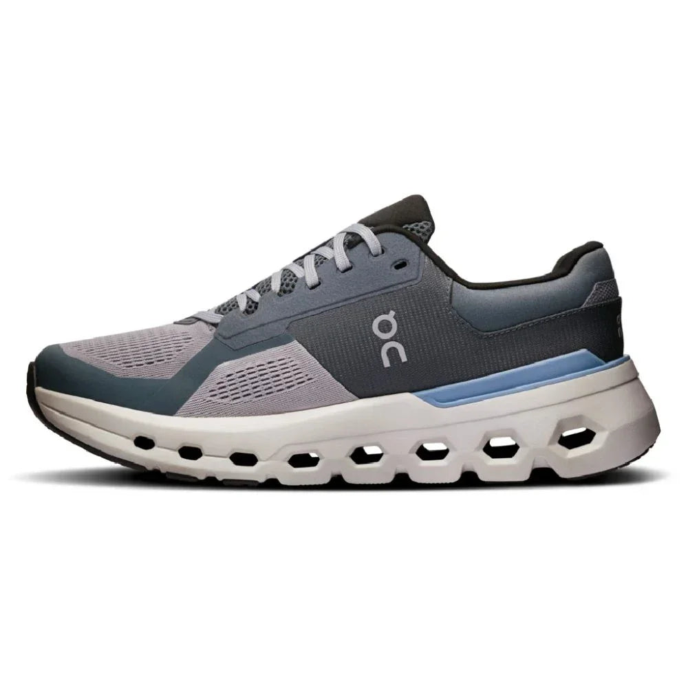 Tênis On Running Cloudrunner 2 Cinza Azul Celeste