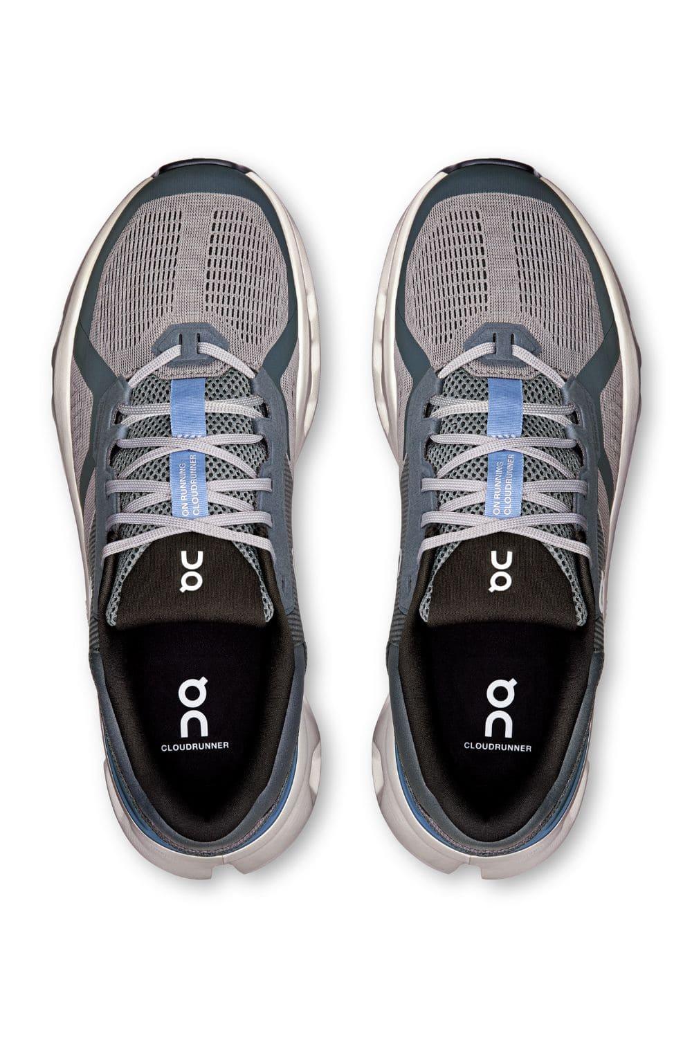 Tênis On Running Cloudrunner 2 Cinza Azul Celeste