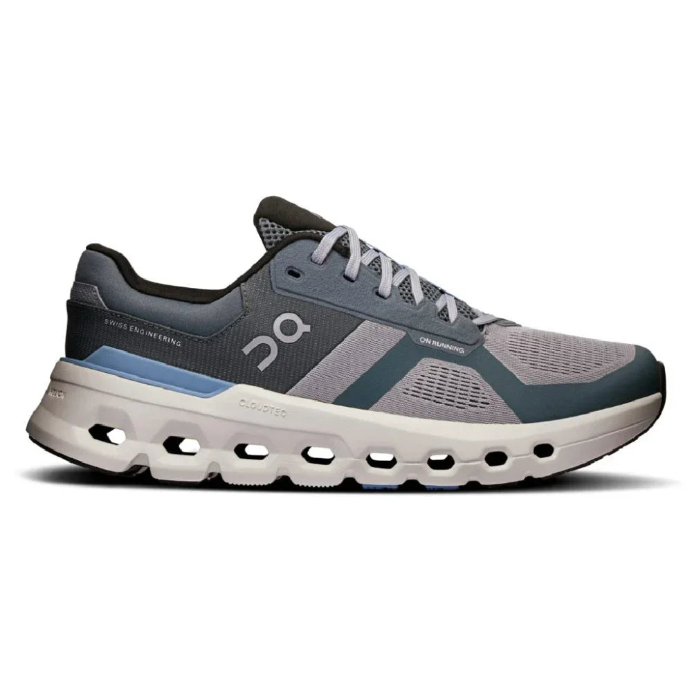 Tênis On Running Cloudrunner 2 Cinza Azul Celeste