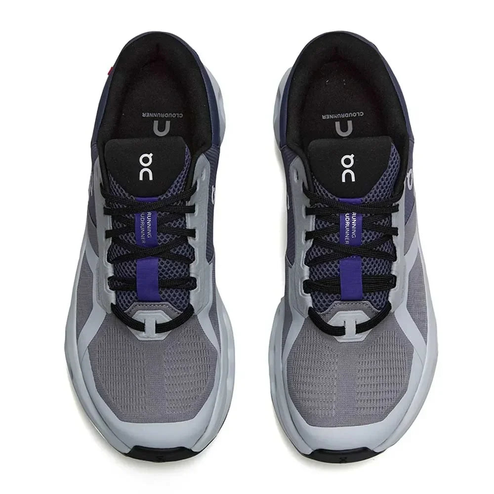 Tênis On Running Cloudrunner 2 Cinza Azul