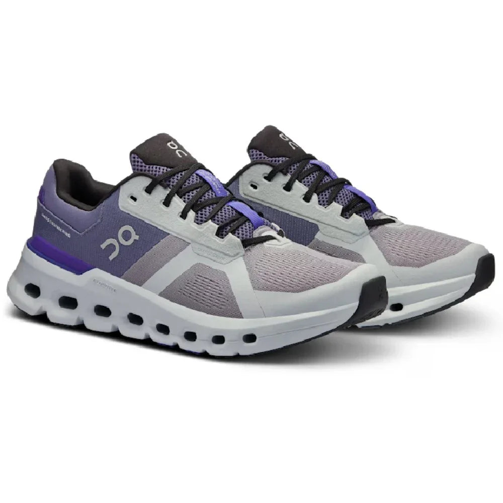Tênis On Running Cloudrunner 2 Cinza Roxo