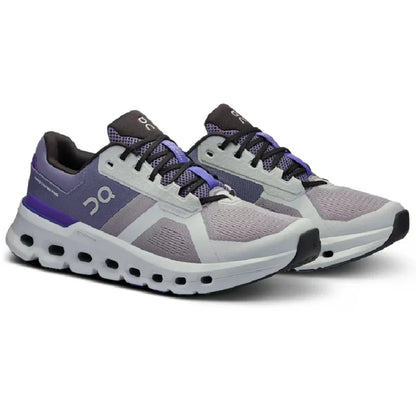 Tênis On Running Cloudrunner 2 Cinza Roxo