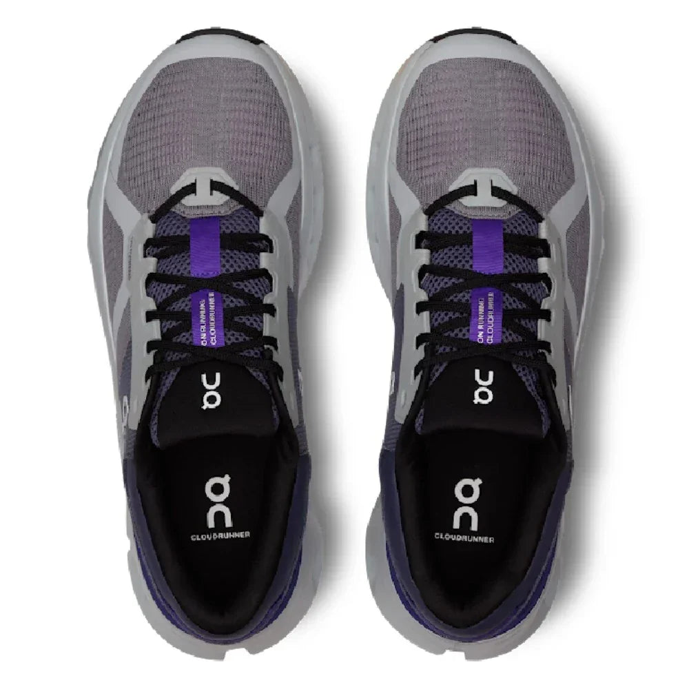 Tênis On Running Cloudrunner 2 Cinza Roxo