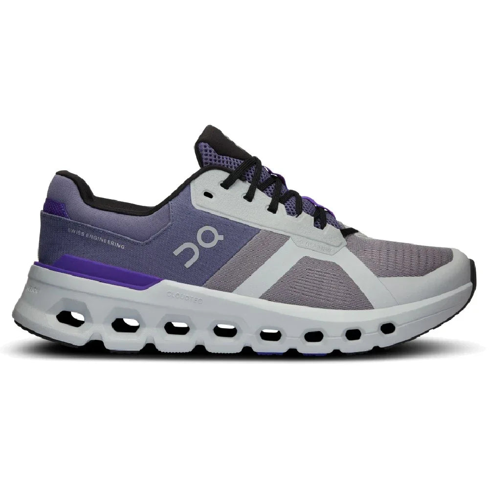 Tênis On Running Cloudrunner 2 Cinza Roxo