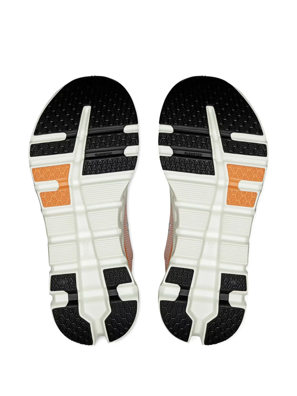 Tênis On Running Cloudrunner 2 Creme Marrom Laranja