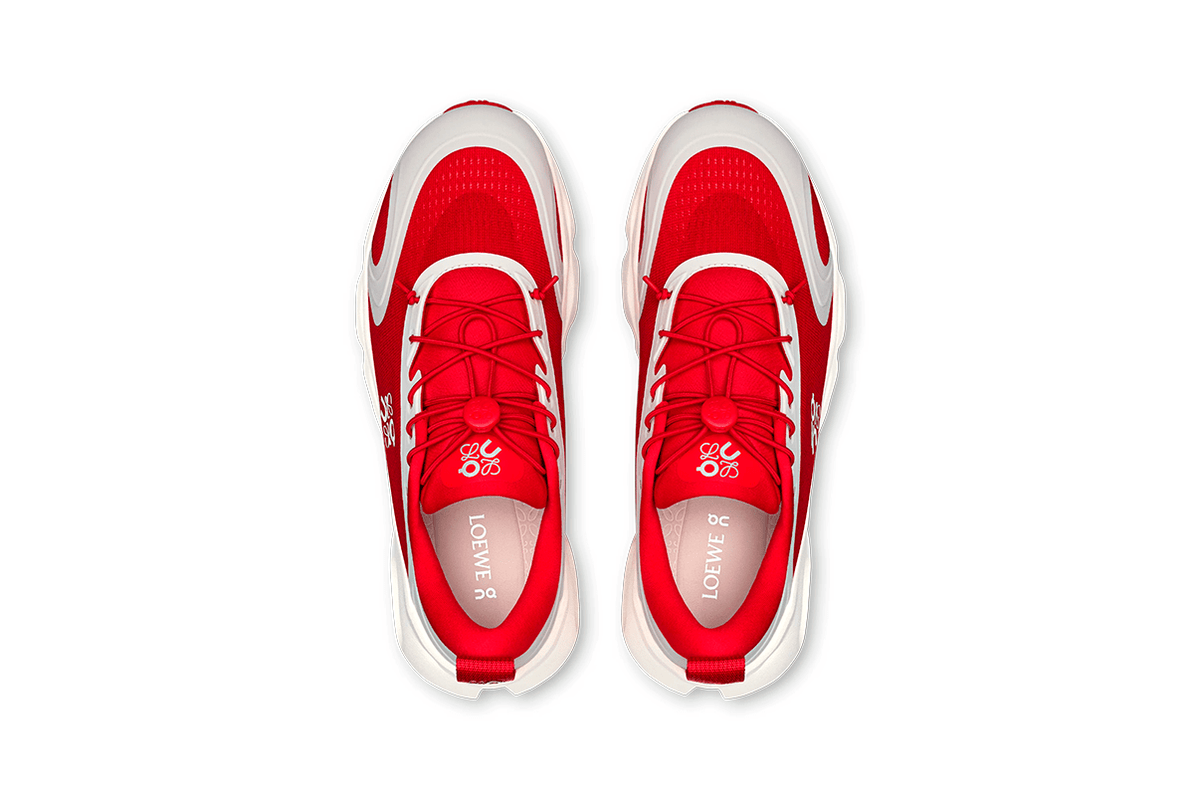 Tênis On Running Cloudsolo Loewe Red Eggshell Vermelho