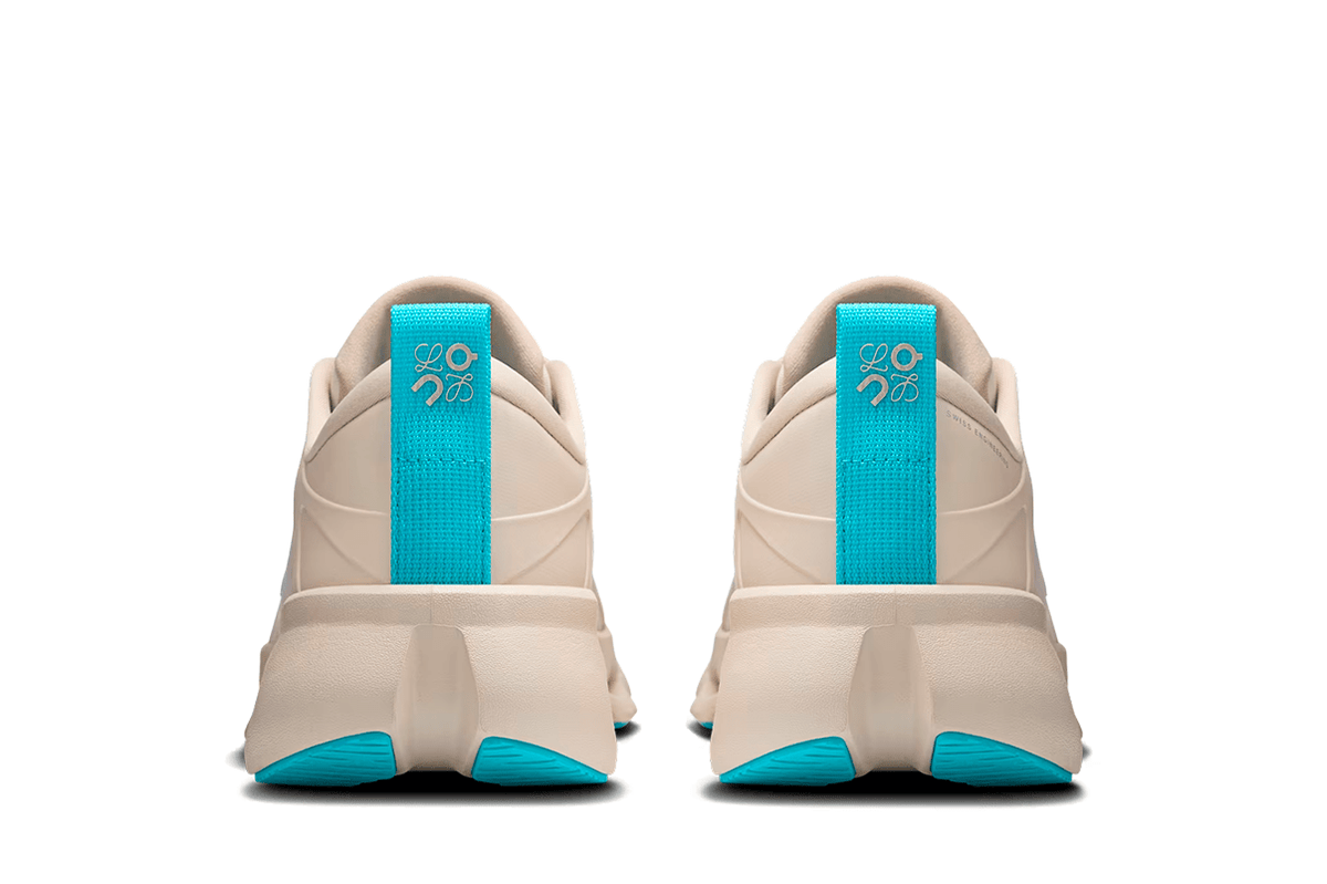 Tênis On Running Cloudsolo Loewe Sand Turquoise Bege