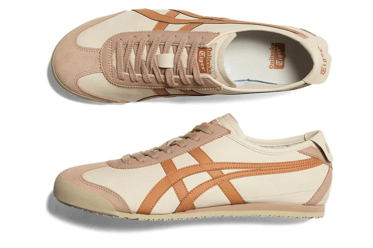 Tênis Onitsuka Tiger Mexico 66 Birch/Rust Orange Bege