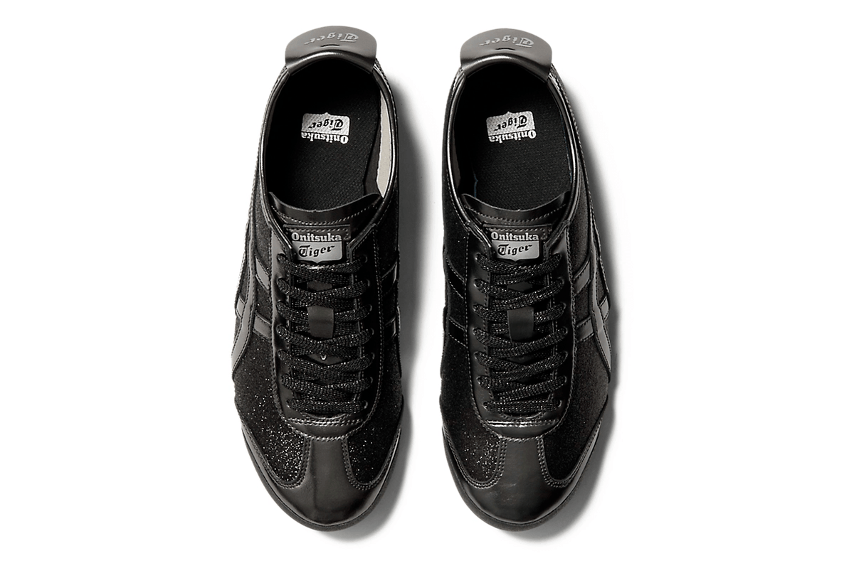Tênis Onitsuka Tiger Mexico 66 Glitter Pack Black Gunmetal Preto