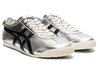 Tênis Onitsuka Tiger Mexico 66 Pure Silver Black Cinza