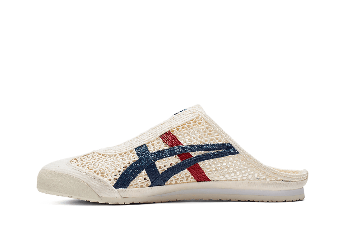 Tênis Onitsuka Tiger Mexico 66 Sabot Cream Mako Blue Bege