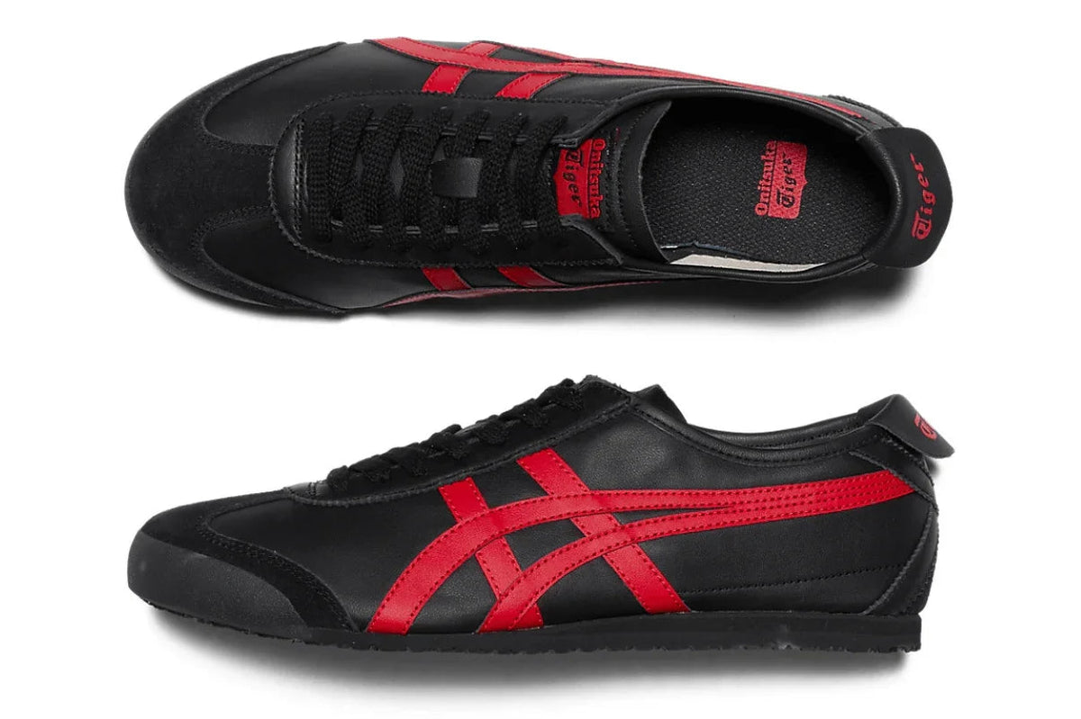 Tênis Onitsuka Tiger Mexico 66 SD Black Classic Red Preto