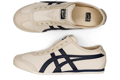 Tênis Onitsuka Tiger Mexico 66 Slip-On Birch Midnight Bege