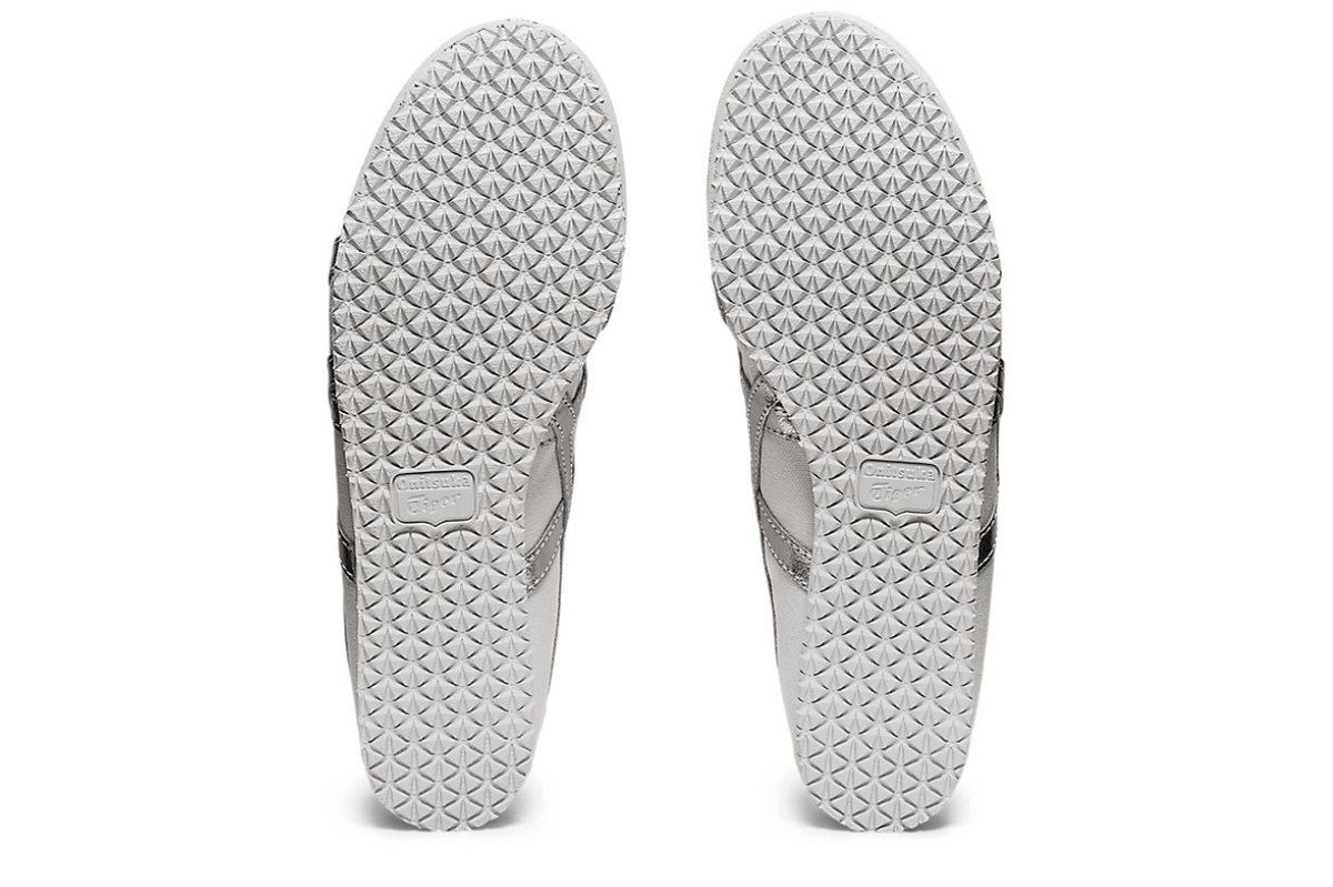 Tênis Onitsuka Tiger Mexico 66 Slip-On White Pure Silver Prateado