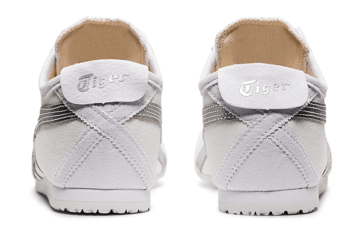 Tênis Onitsuka Tiger Mexico 66 Slip-On White Pure Silver Prateado