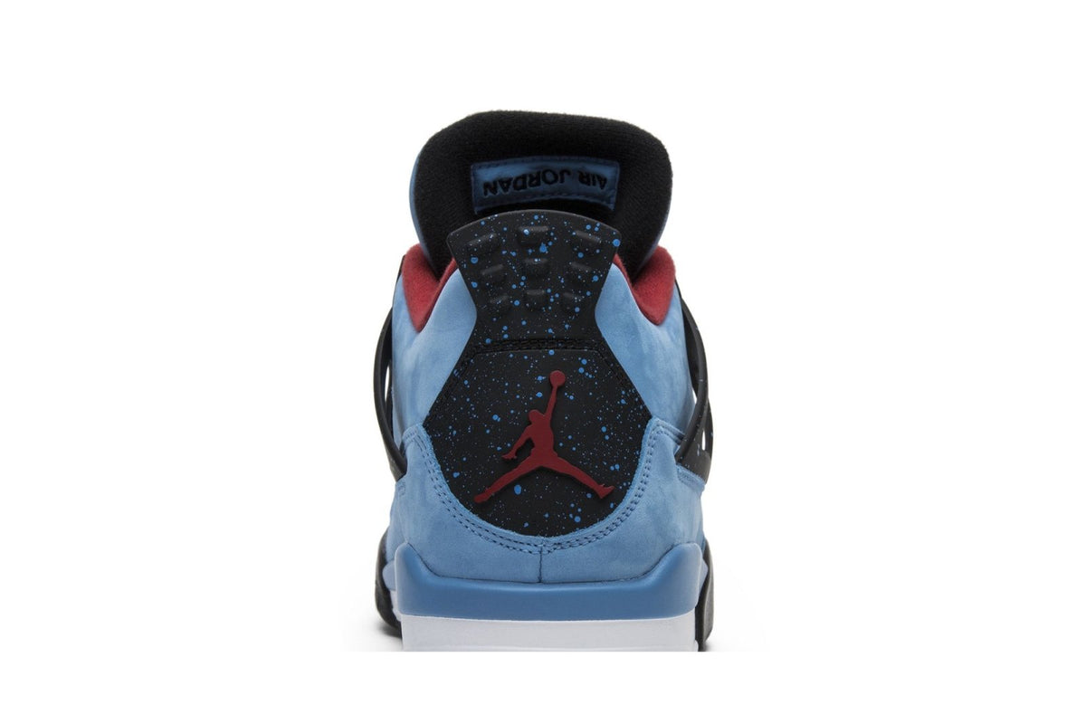 Tênis Nike Travis Scott Air Jordan 4 Retro Cactus Jack Azul