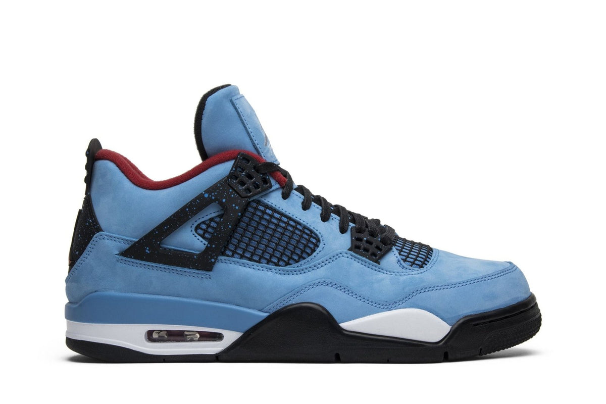 Tênis Nike Travis Scott Air Jordan 4 Retro Cactus Jack Azul