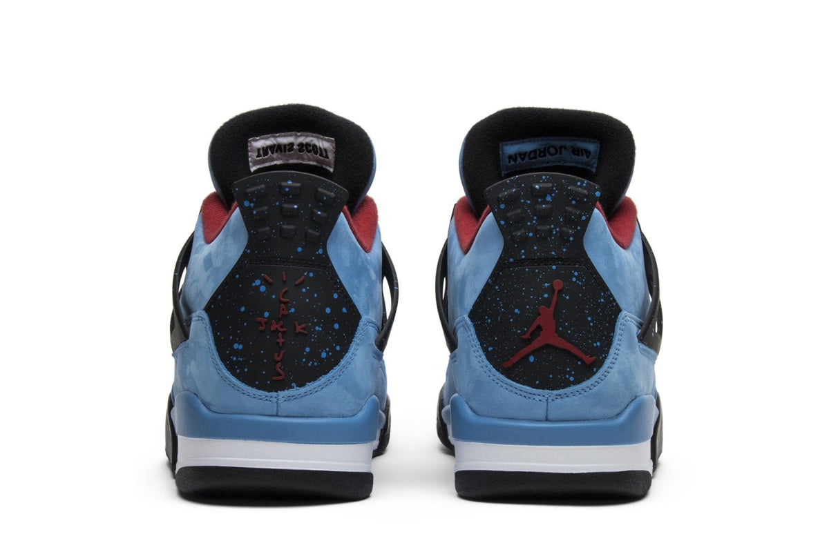 Tênis Nike Travis Scott Air Jordan 4 Retro Cactus Jack Azul